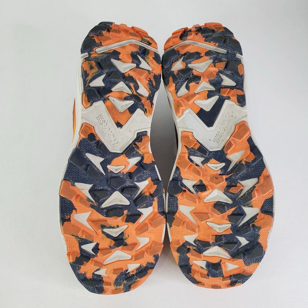 Hoka One One Torrent 2 Running Shoes Mens 12.5 Navy Orange 1110496 Trail Sneaker - Picture 4 of 9